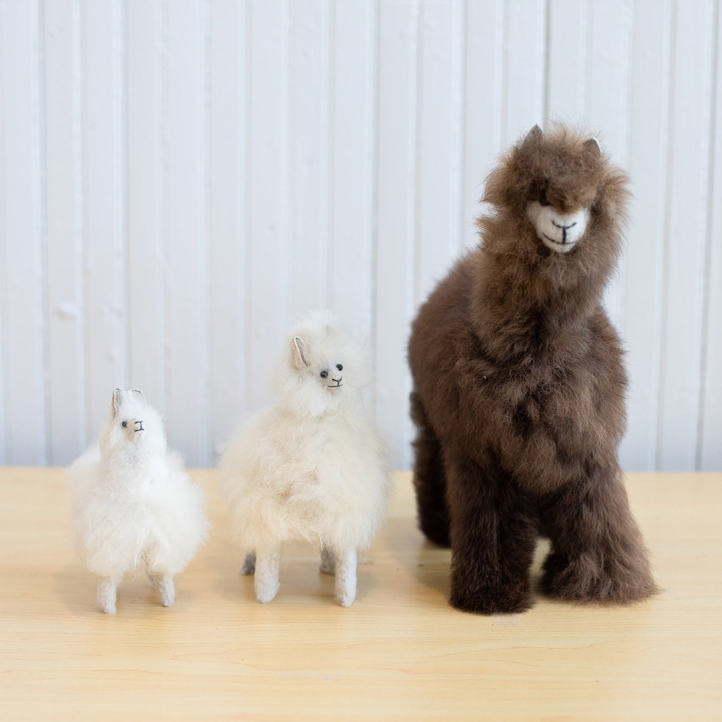 stuffed alpacas