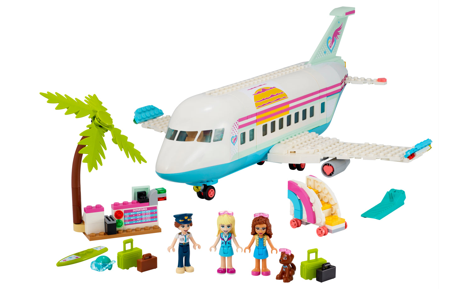 lego friends aeroplane set