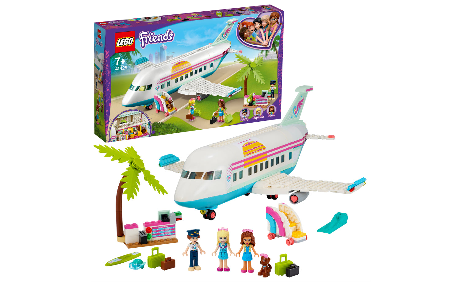 lego friends aeroplane instructions