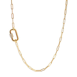 SALT. Fine Jewelry  PAPERCLIP CHAIN NECKLACE