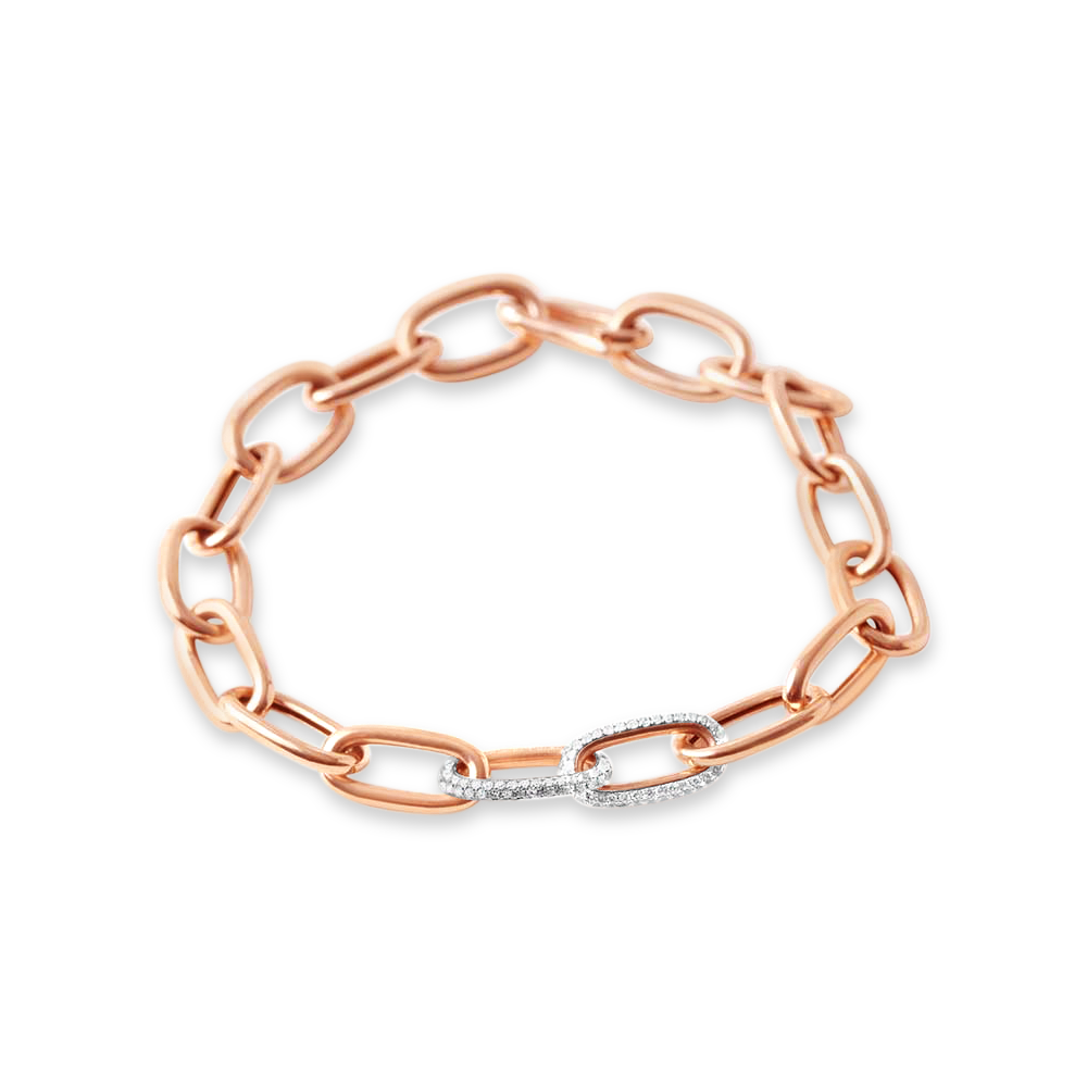 DIAMOND LOVE LINK BRACELET