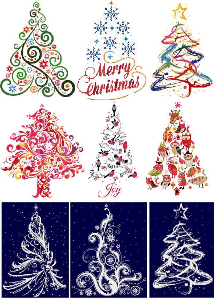 Christmas tree cross stitch