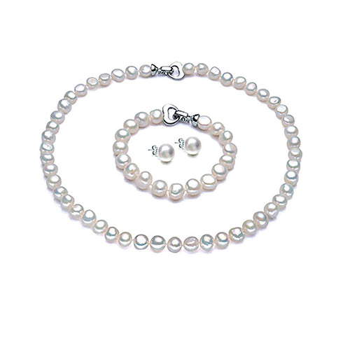 Baroque Freshwater Pearl Jewelry Set