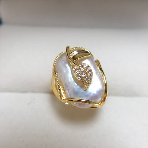 Baroque Freshwater Pearl Ring