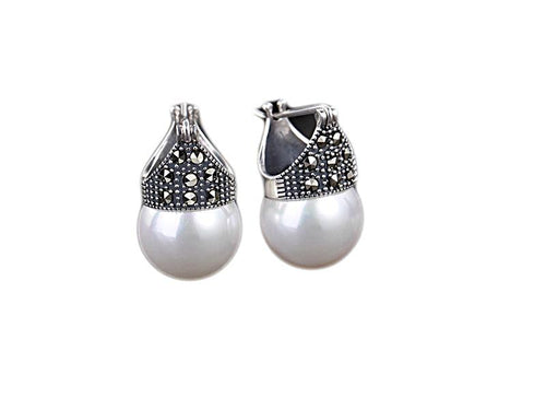 Vintage Pearl Drop Earrings