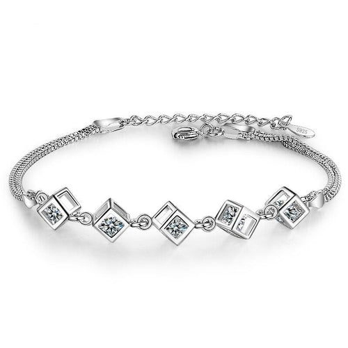 Crystal Cube Bracelet