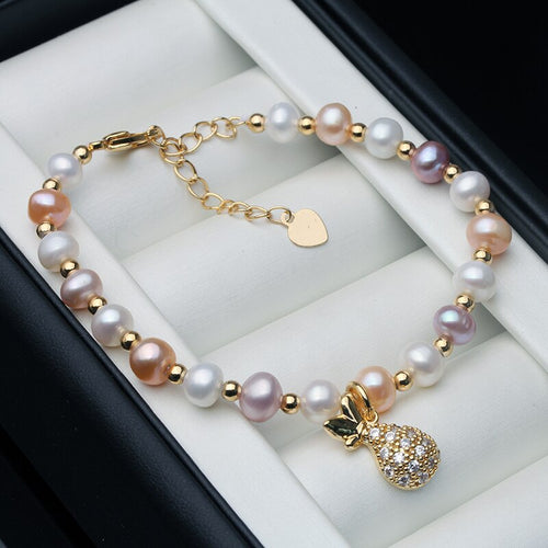 Multicolor Freshwater Pearl Bracelet