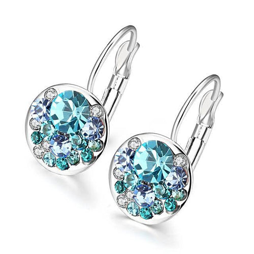 Sparkling Crystal Stud Earrings