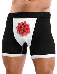 red bow boxer brief for men