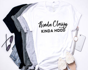 kinda classy kinda hood sweatshirt