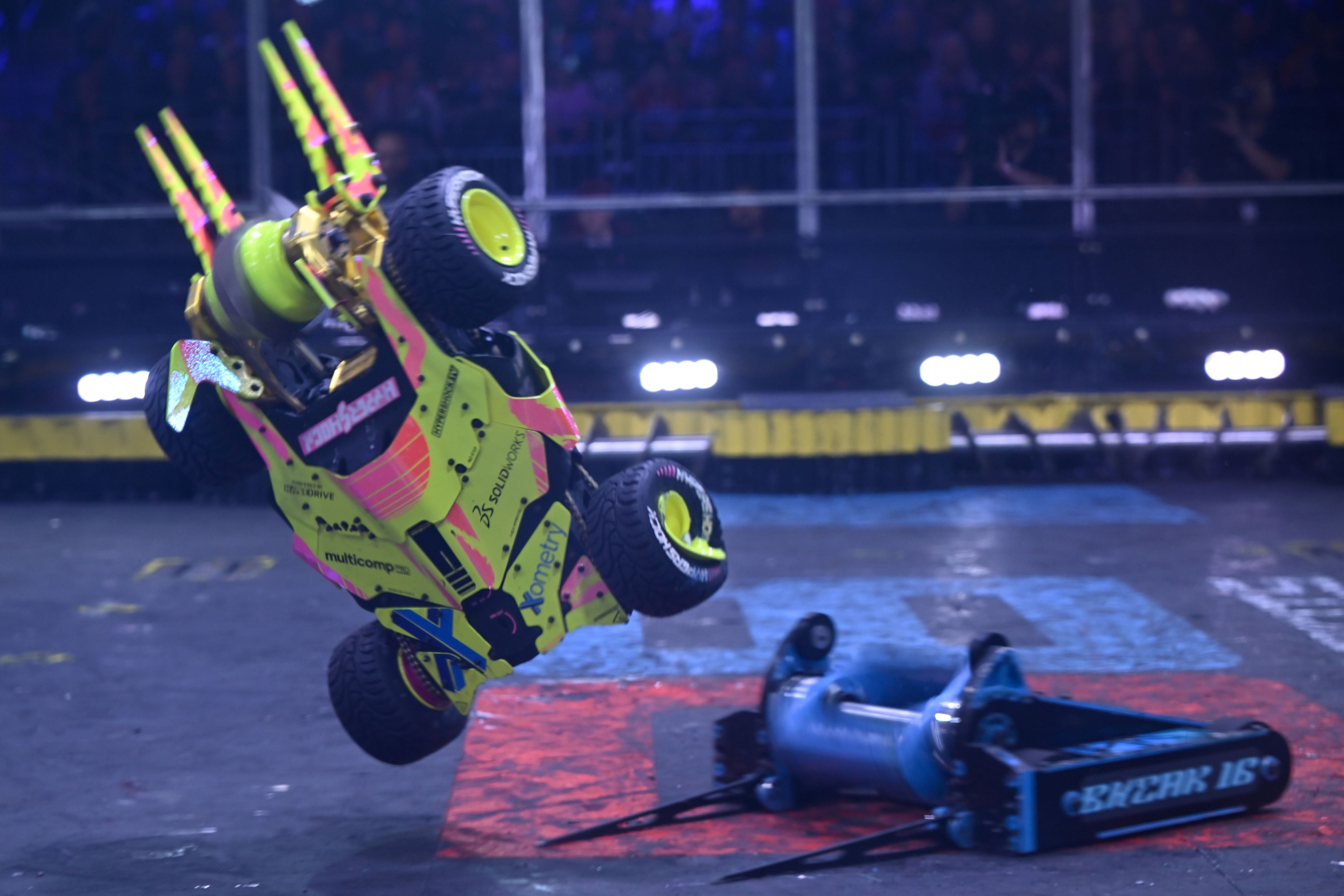 HyperShock BattleBots Riptide Oops