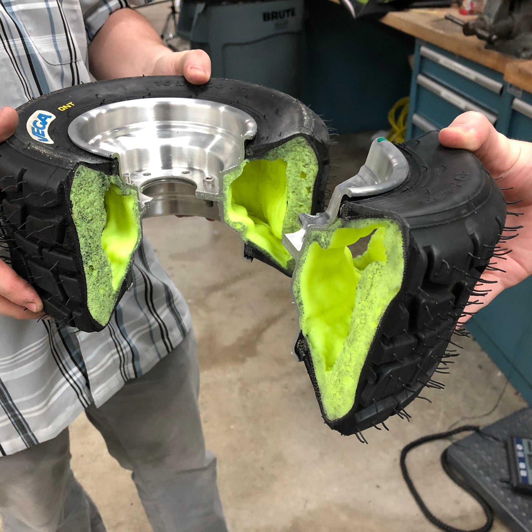 HyperShock BattleBots wheel inside