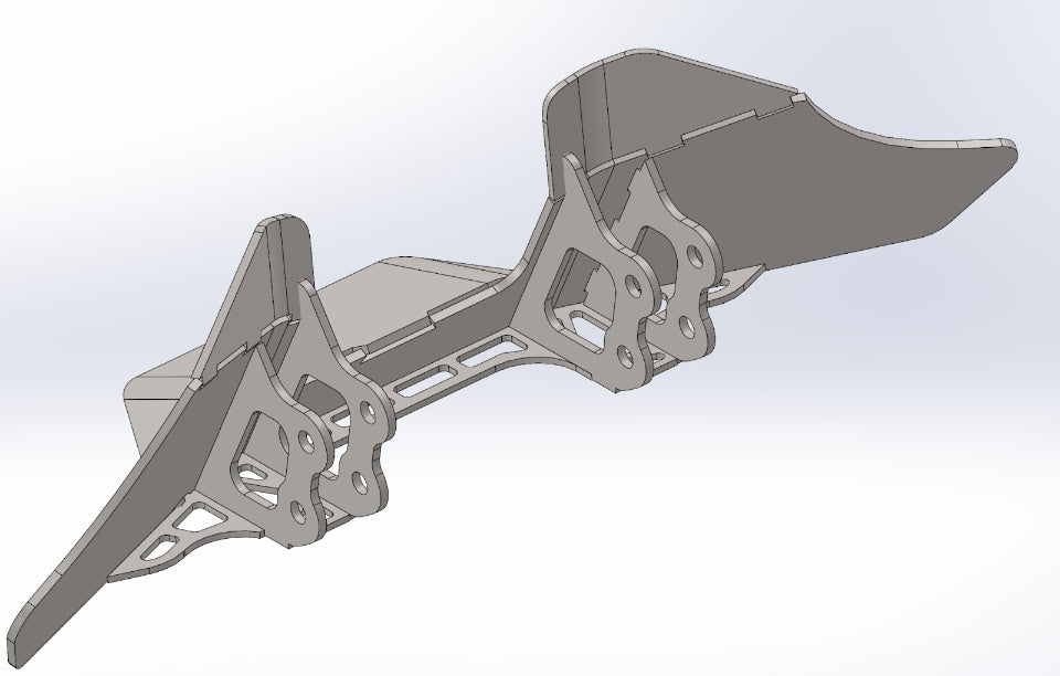 HyperShock BattleBots Season 6 wedge, back view