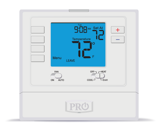 Pro1 Iaq Programmable Thermostat 1 Heat 1 Cool Hp Ac 42531