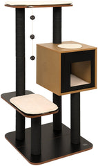 Vesper V-High Base Black, Cat Furniture Tree