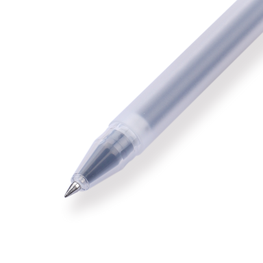 Minimalist White Gel Pen - 0.5 mm - Black — Stationery Pal