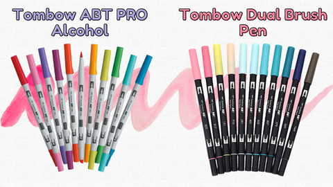 The Difference Between Tombow ABT PRO Alcohol Based Marker And