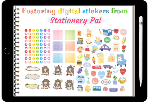 Pastel Productivity Digital Stickers Goodnotes Digital -  Canada