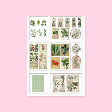 Vintage Deco Scrapbooking Paper Kit - Vegetarianism