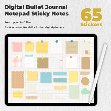 342 Everyday Digital Journaling Stickers Pack