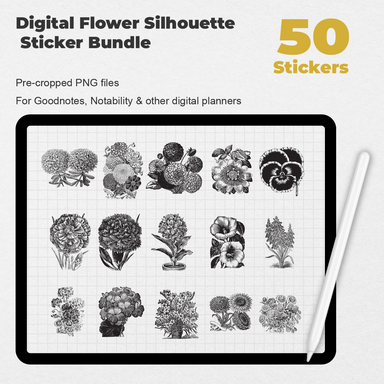 50 Digital Holiday Planner Sticker Bundle — Stationery Pal