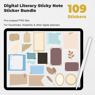 132 Colorful Bullet Journal Digital Stickers — Stationery Pal