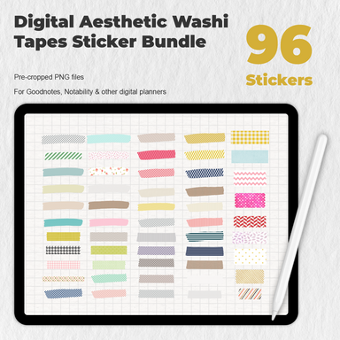 digital stickers - washi tapes