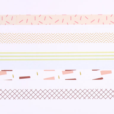 Geometric Pattern Washi Tape, Set of 4 – Smallwoods