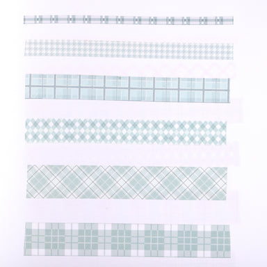 Printable Washi Tape PNG Picture, Aesthetic Washi Tape In Green