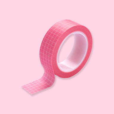 MT Solids Washi Paper Masking Tape [Produced in Japan]: 3/5 in. x 33 ft.  (Shocking Pink) 