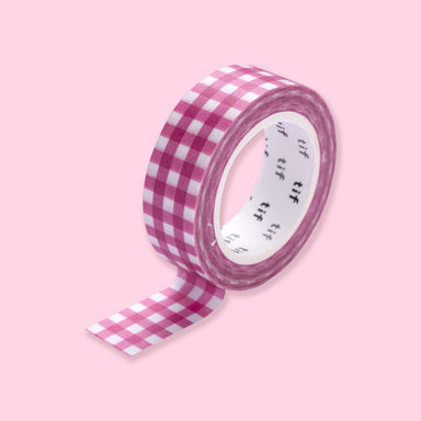 Gingham Polka Dot Decorative Masking Washi Tape - Rainbow - C — Stationery  Pal