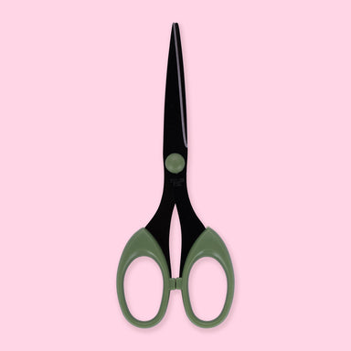 Stainless Wave Pattern Scissors - Pink