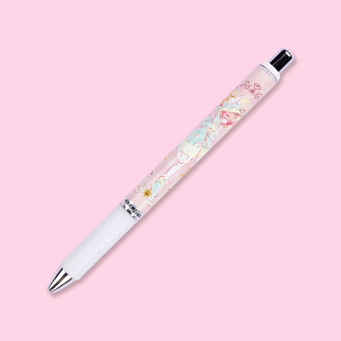 Pentel EnerGel x Cardcaptor Sakura Limited Edition Gel Pen - 0.5 mm - Black Ink - Frog Raincoat