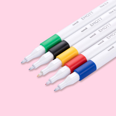 Uni EMOTT Sign Pen - 0.4 mm - 10 Color Set - No.2