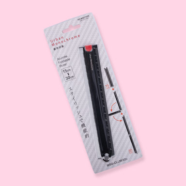 Kokuyo Pastel Cookie Expandable Pen Case - Black+Gray