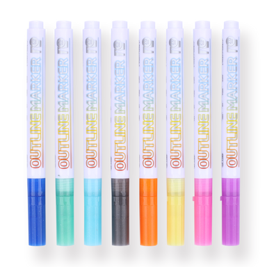 Future Color Lettering Brush Pen (Set of 10) — Stationery Pal