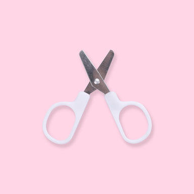 1pc Pen Type Folding Scissors, Mini Foldable Portable Student Art Scissors  (white/blue/green/pink) Four Colors Available