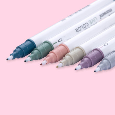 Monami Pastel Highlighter - 6 Pastel Colors Set — Stationery Pal