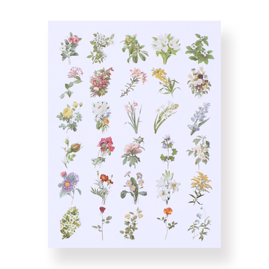Translucent Flower and Plant Stickers - Flower — Stationery Pal