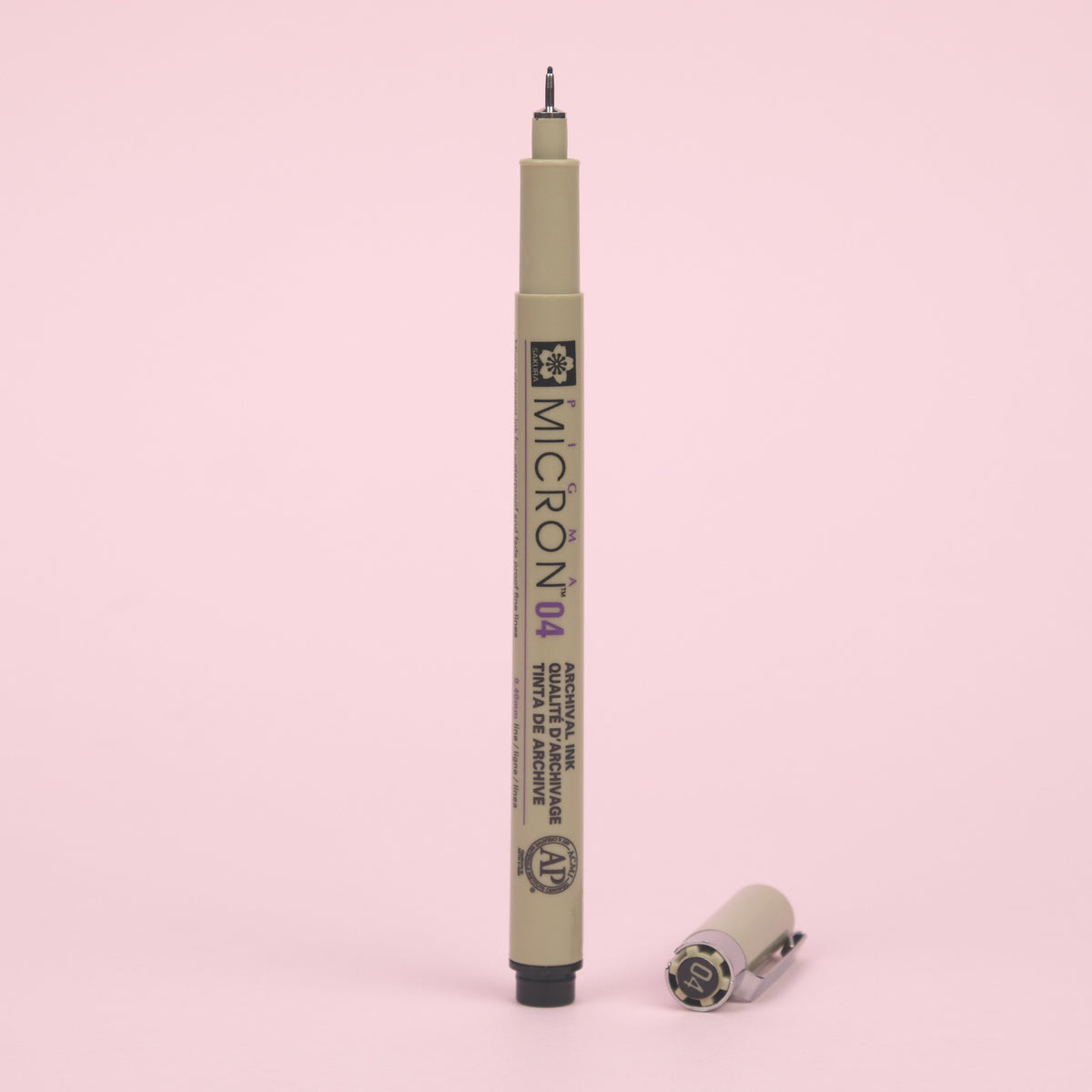 Pigma Micron Pen 04 0.40 mm - Black — Stationery Pal