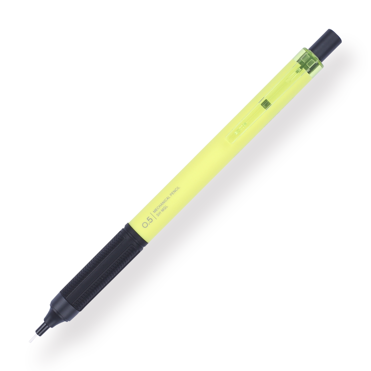 Tombow MONO Graph Lite Mechanical Pencil - 0.5 mm - Neon Yellow Body