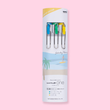 Uni-Ball One Gel Ink Ballpen Limited Edition Set Night Time Study  4902778269725