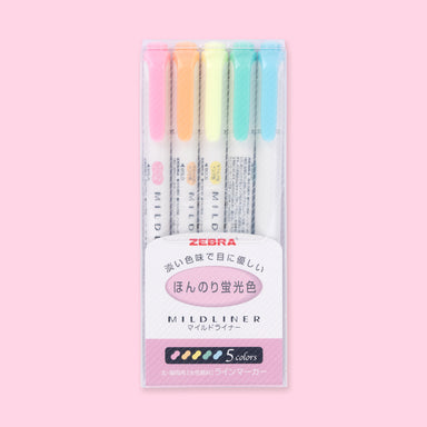 Mildliner Double-sided Highlighter (Set of 5) - Natural – Maple Staple