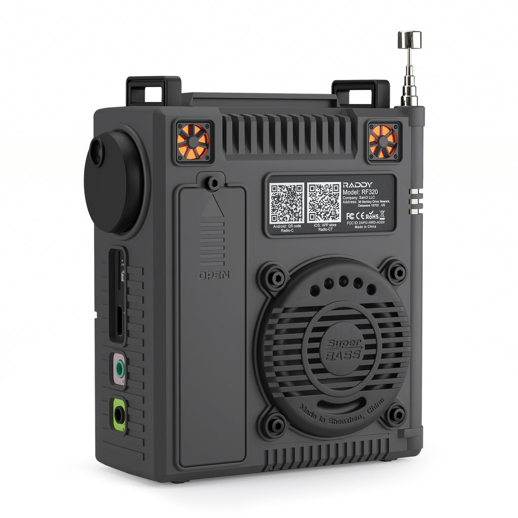 molécula buscar Sala Raddy RF320 Shortwave Radio | FM/AM/SW/VHF/WB/AIR | Remote Control | B–  Radioddity