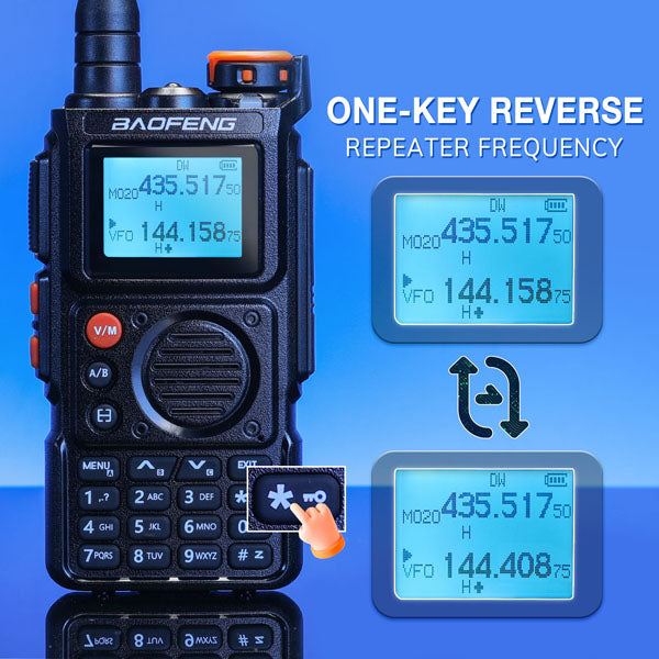 One-Key Reverse Repeater Frequency