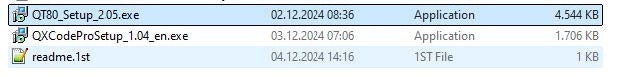 QT80_Setup_2.05.exe file icon for installing Radioddity QT80 CPS software