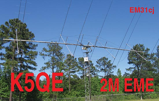 K5QE QSL card