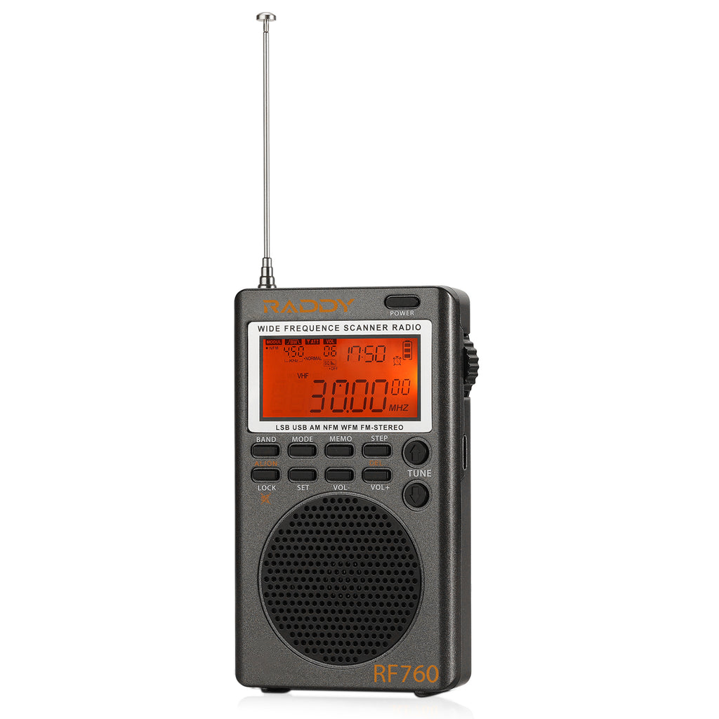 vuist kiem verlies uzelf Raddy RF760 SSB Shortwave Radio FM AM SW CB VHF UHF WX AIR Marine Full–  Radioddity