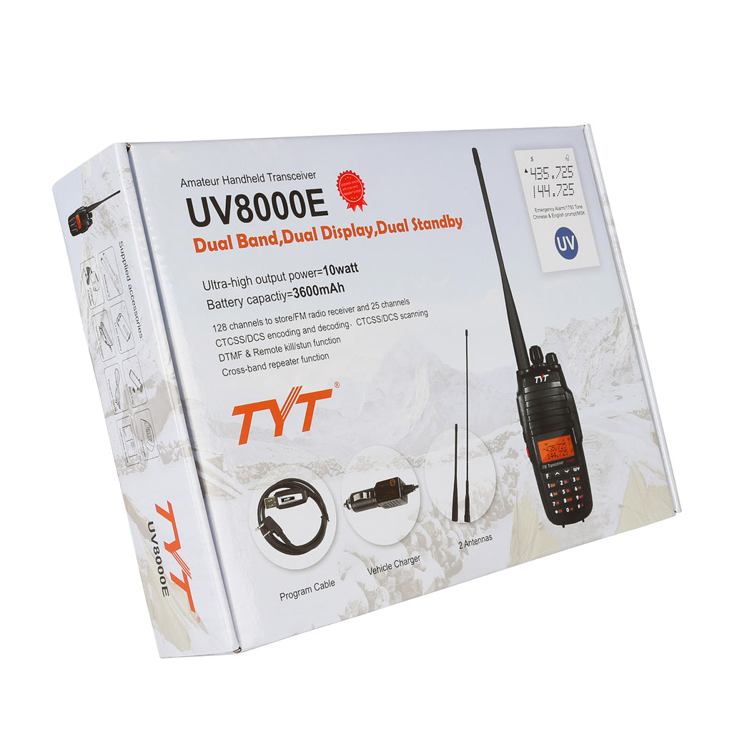 tyt uv8000e dual band two-way radio