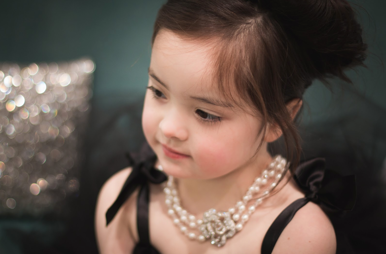 Pearl Silver Sparkling Necklace for Children | Irish Jewellery Online – Eva  Victoria